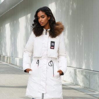Lange Wendejacke für Damen