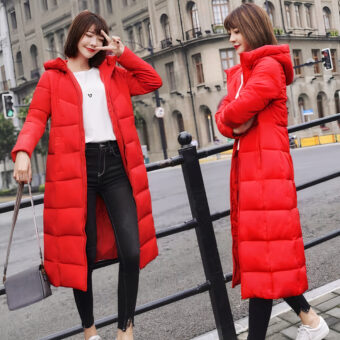 Warme und lässige Daunenjacke in großen Größen für Damen