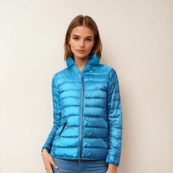 Leichte und warme Entendaunenjacke für Damen