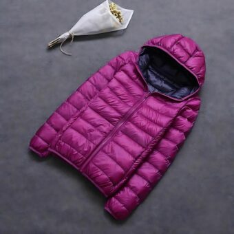Reversible Daunenjacke für Frauen in großen Größen